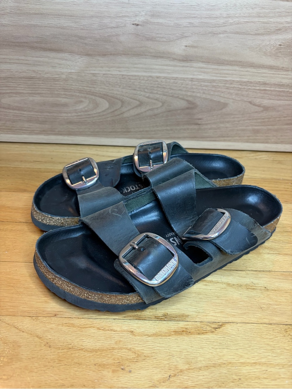 Birkenstock Arizona Black Sandals - Size 40